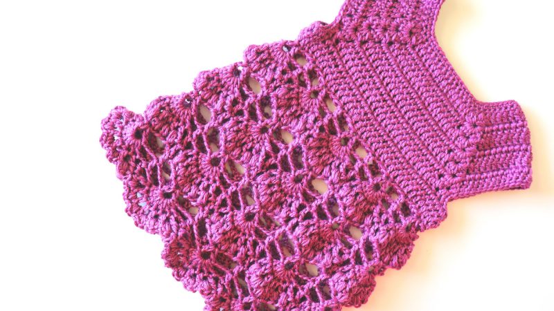 Crochet Newborn Baby Dress 0 – 6 Months