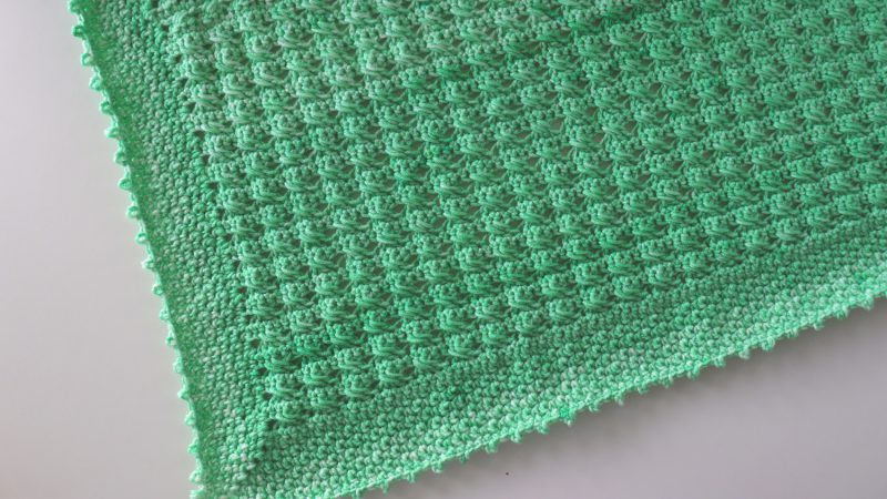 Crochet Easy Beginner Baby Blanket Written Pattern